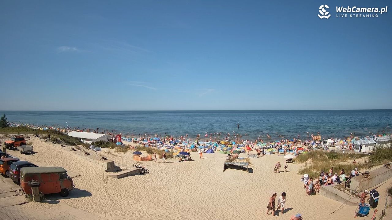 Krynica Morska - widok na plaże NOWOŚĆ - 14 sierpień 2025, 13:41