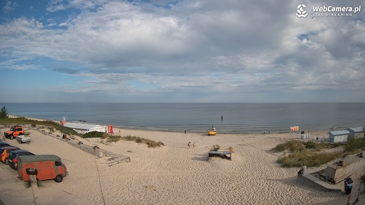 Krynica Morska - widok na plaże NOWOŚĆ - 13 sierpień 2025, 08:20