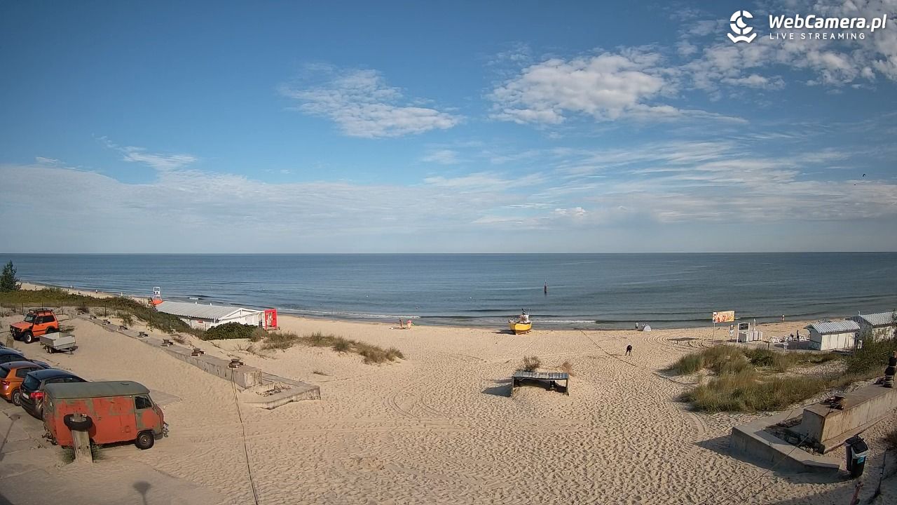 Krynica Morska - widok na plaże NOWOŚĆ - 13 sierpień 2025, 08:55