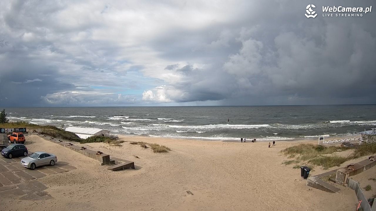 Krynica Morska - widok na plaże NOWOŚĆ - 25 wresień 2026, 13:05