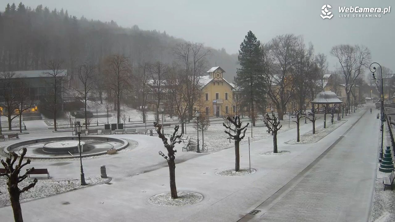 Krynica-Zdrój - widok na deptak - 27 marzec 2026, 17:44