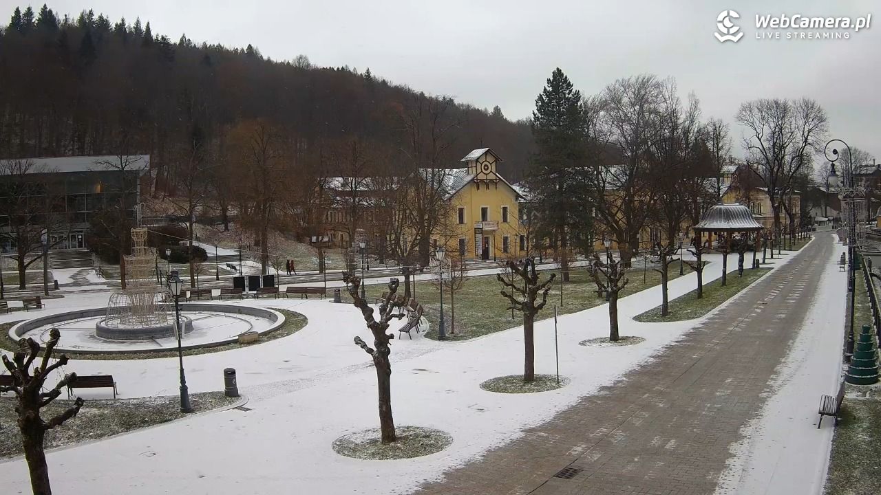 Krynica-Zdrój - widok na deptak - 24 grudzień 2025, 09:44