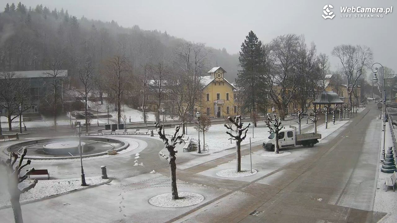 Krynica-Zdrój - widok na deptak - 27 marzec 2026, 06:37