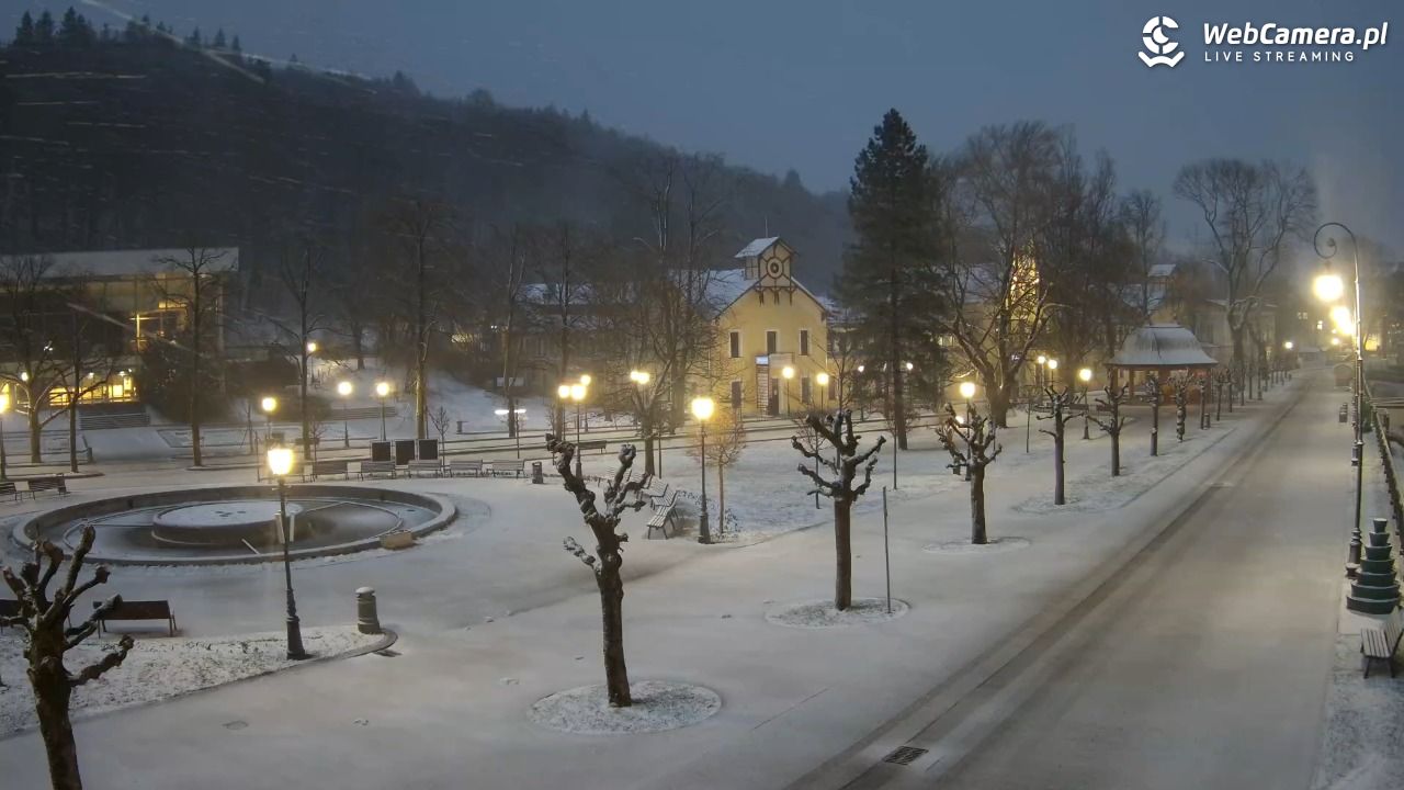 Krynica-Zdrój - widok na deptak - 27 marzec 2026, 18:18