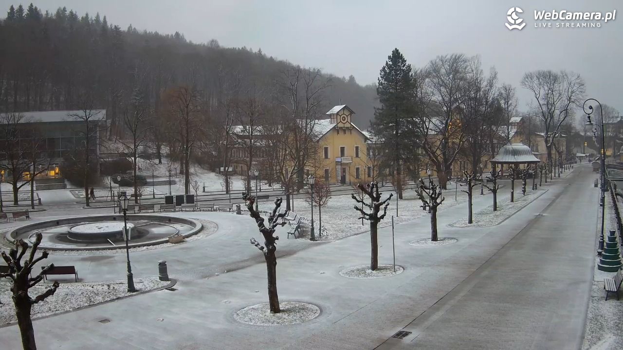 Krynica-Zdrój - widok na deptak - 27 marzec 2026, 17:52