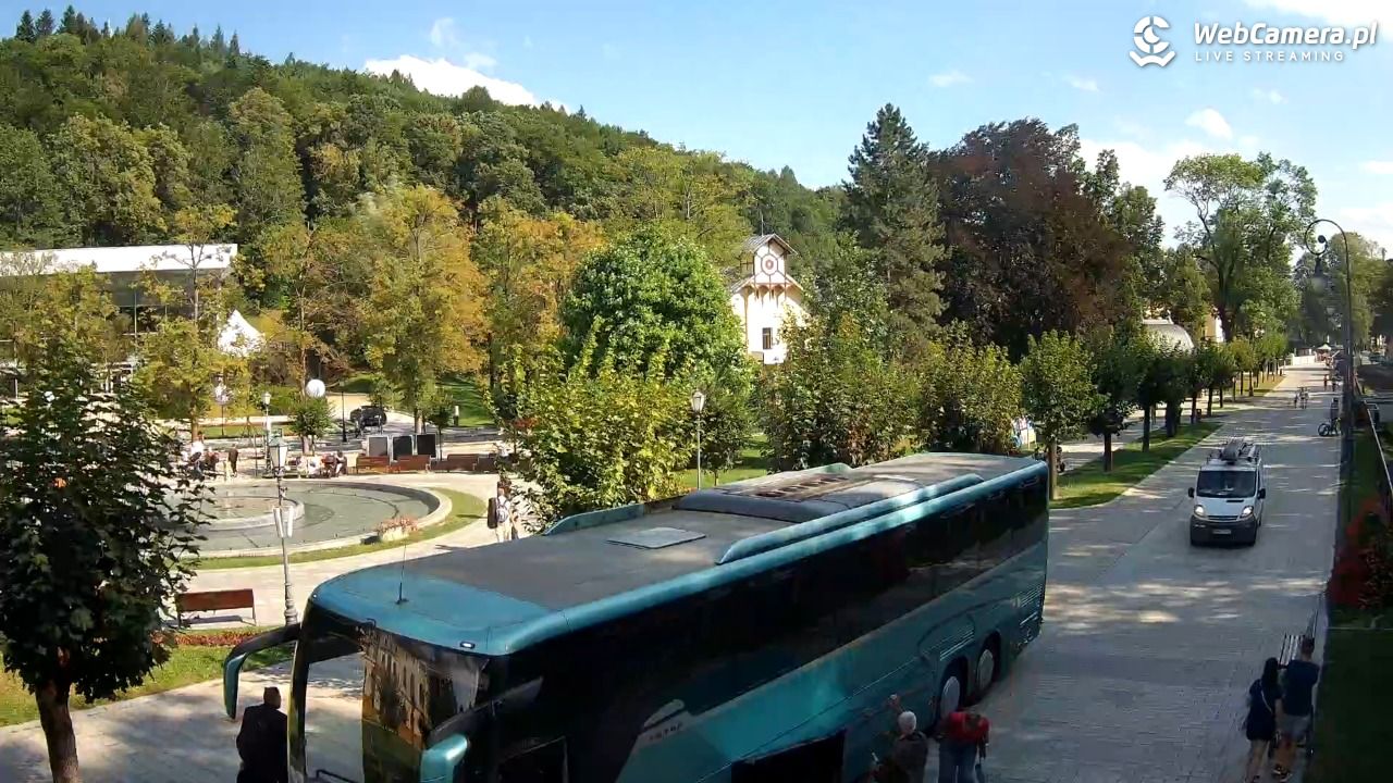 Krynica-Zdrój - widok na deptak - 11 sierpień 2026, 15:58