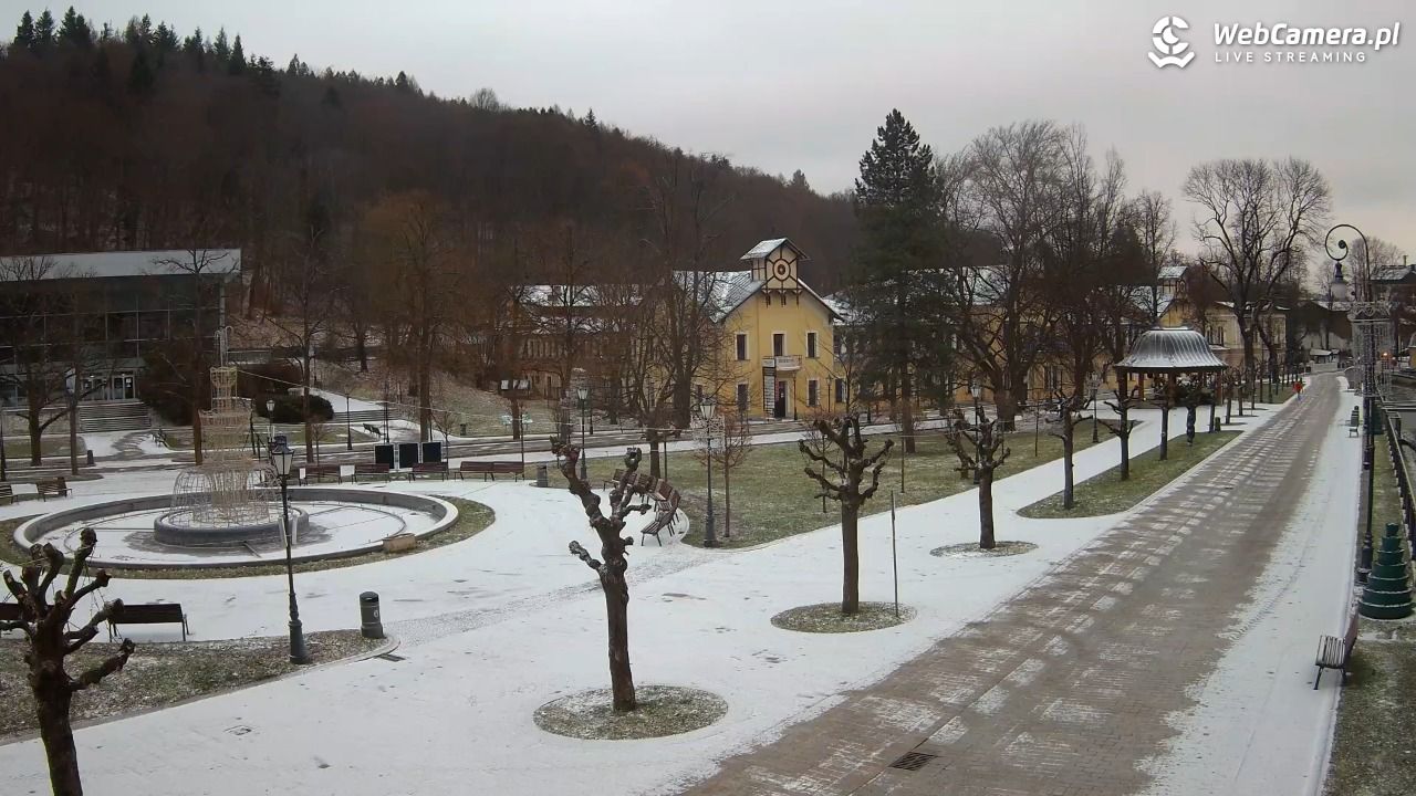 Krynica-Zdrój - widok na deptak - 24 grudzień 2025, 08:01