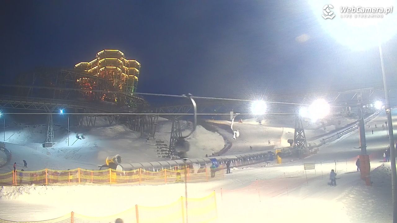 Kurza Góra - widok na stok i wieżę - 29 styczeń 2026, 17:03