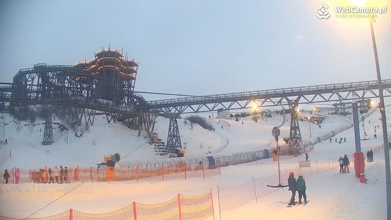 Kurza Góra - widok na stok i wieżę - 29 styczeń 2026, 16:23