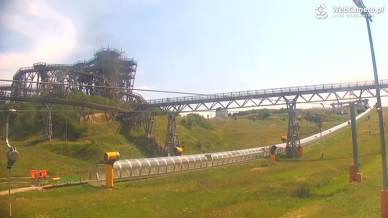 Kurza Góra - widok na stok i wieżę - 05 sierpień 2026, 12:28