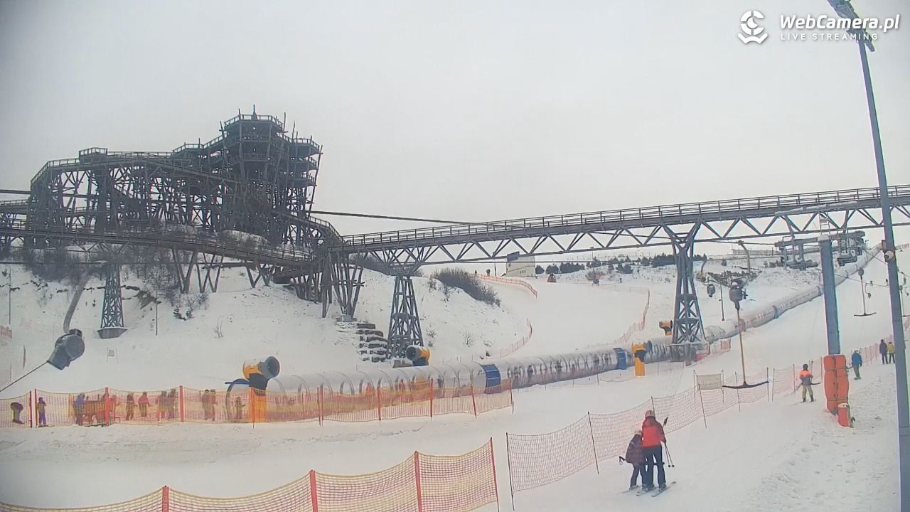 Kurza Góra - widok na stok i wieżę - 29 styczeń 2026, 11:23