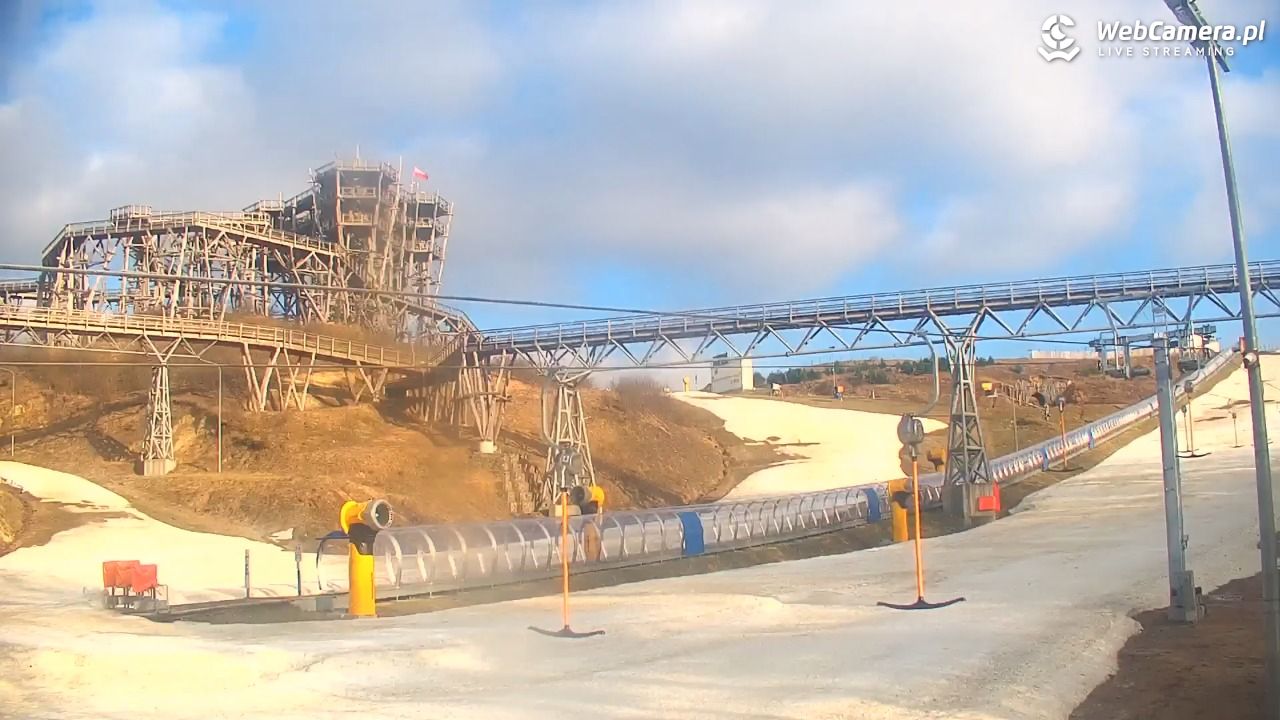 Kurza Góra - widok na stok i wieżę - 20 marzec 2026, 16:07