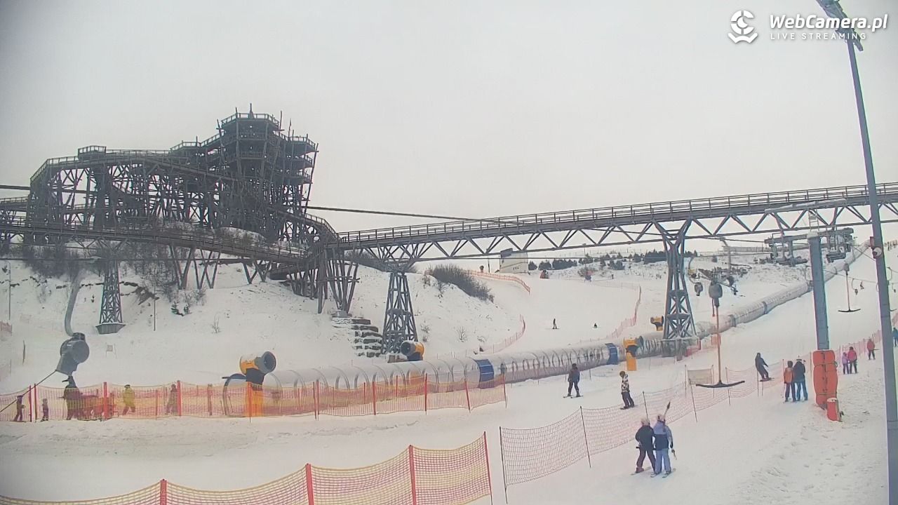 Kurza Góra - widok na stok i wieżę - 29 styczeń 2026, 11:10