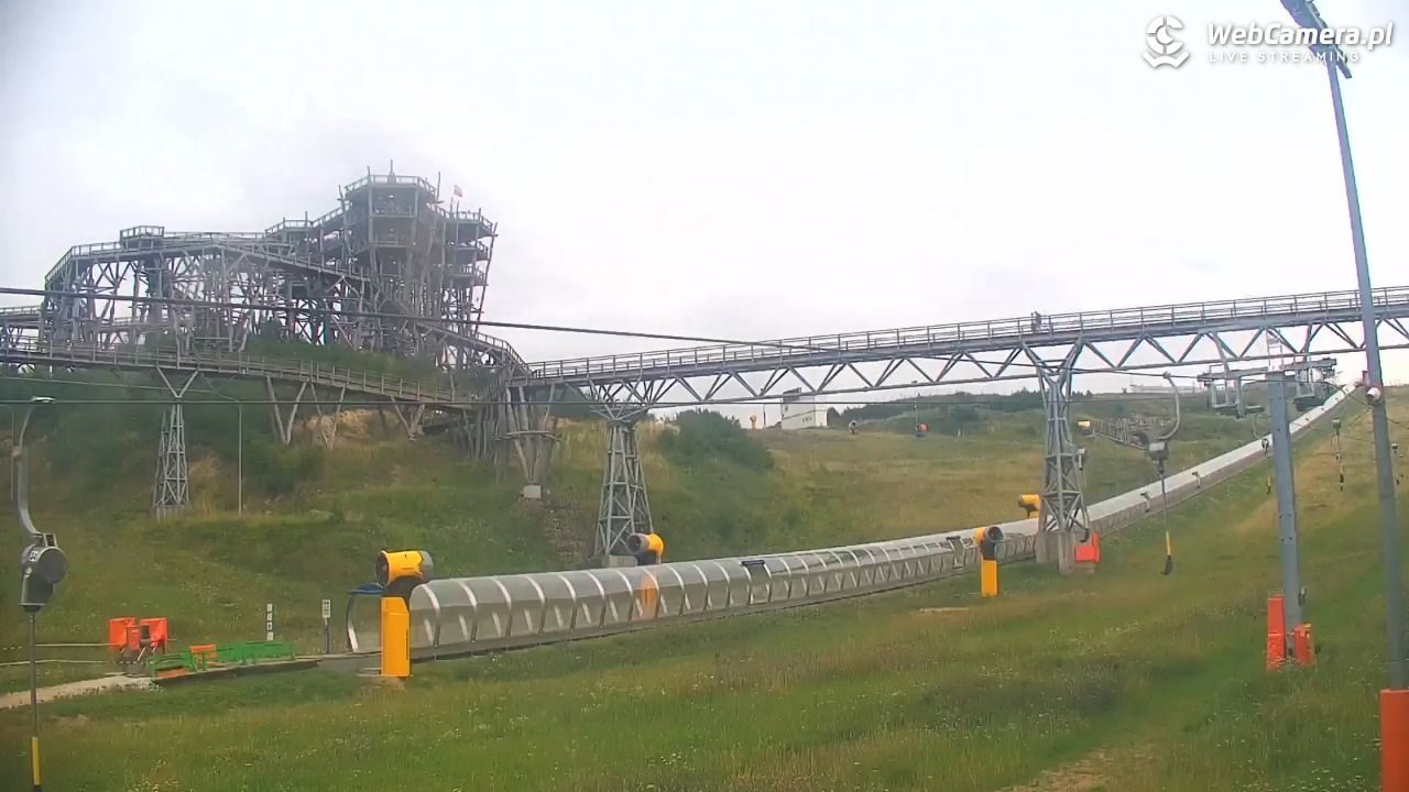 Kurza Góra - widok na stok i wieżę - 01 sierpień 2026, 15:56