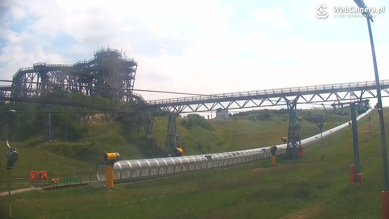 Kurza Góra - widok na stok i wieżę - 31 lipiec 2026, 12:09