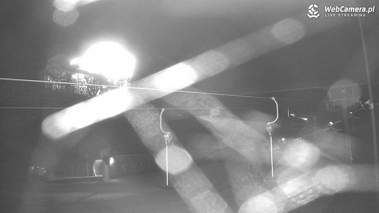 Kurza Góra - widok na stok i wieżę - 17 marzec 2026, 19:46