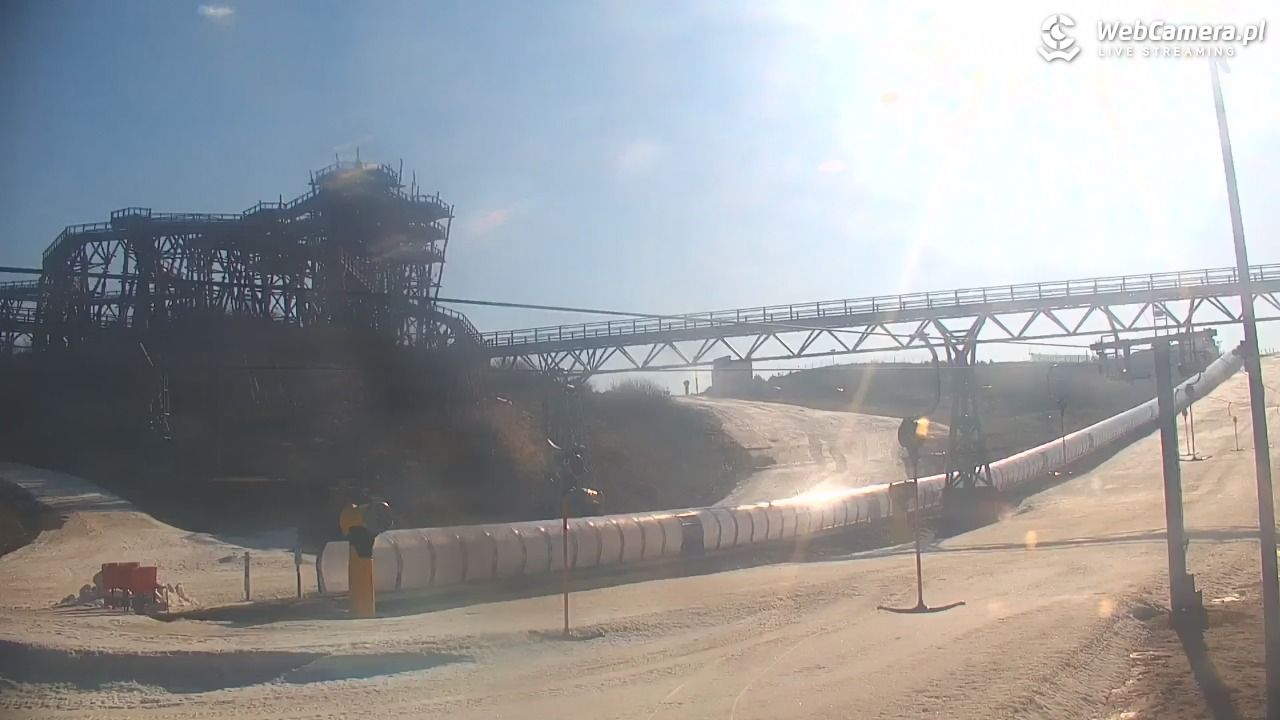 Kurza Góra - widok na stok i wieżę - 18 marzec 2026, 09:16