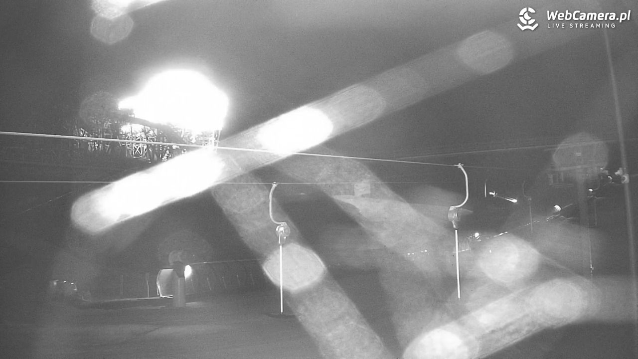 Kurza Góra - widok na stok i wieżę - 17 marzec 2026, 19:58