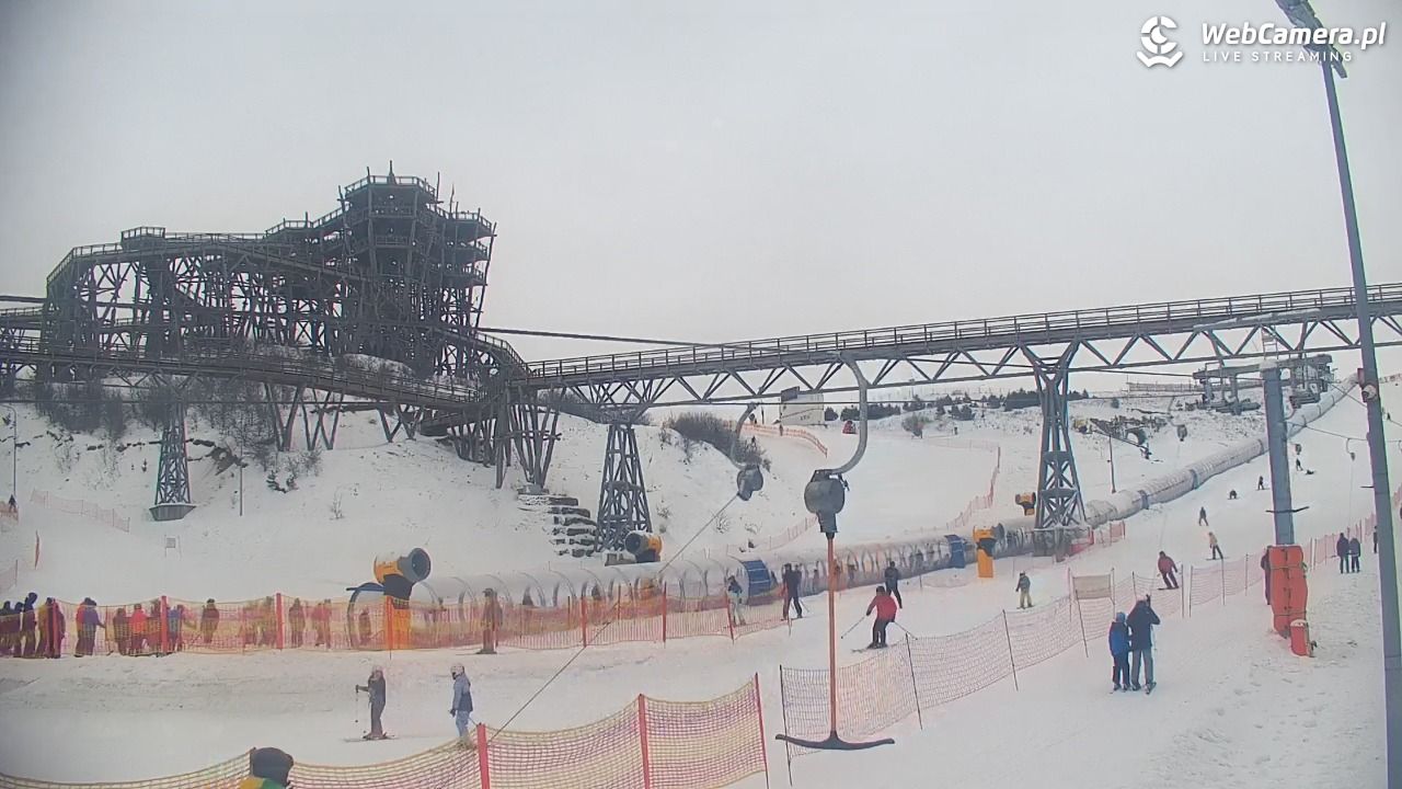 Kurza Góra - widok na stok i wieżę - 29 styczeń 2026, 14:17