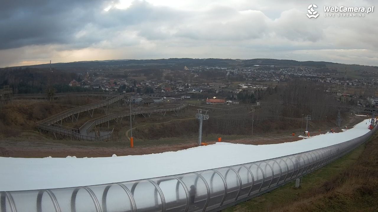 Kurza Góra - widok na stok - 23 grudzień 2025, 14:39