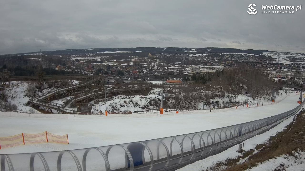 Kurza Góra - widok na stok - 24 luty 2026, 11:40
