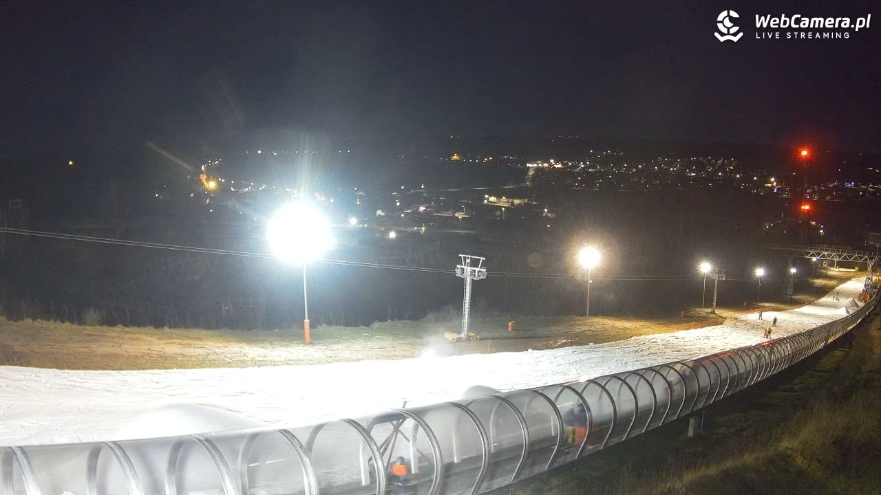 Kurza Góra - widok na stok - 21 grudzień 2025, 16:21