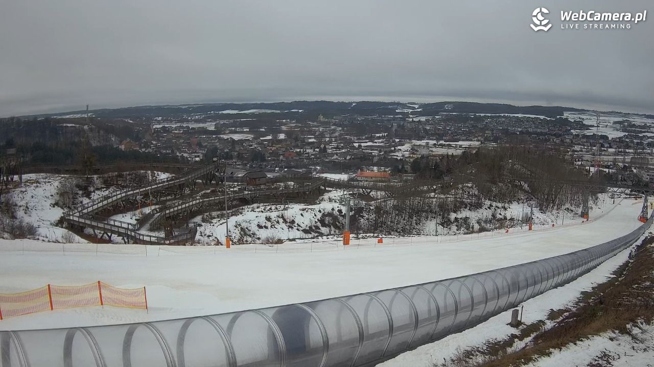 Kurza Góra - widok na stok - 24 luty 2026, 08:37