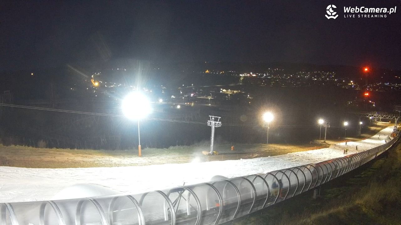 Kurza Góra - widok na stok - 21 grudzień 2025, 16:21