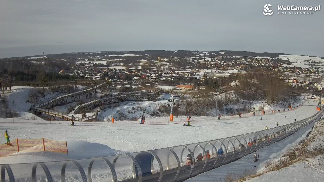 Kurza Góra - widok na stok - 22 luty 2026, 11:19