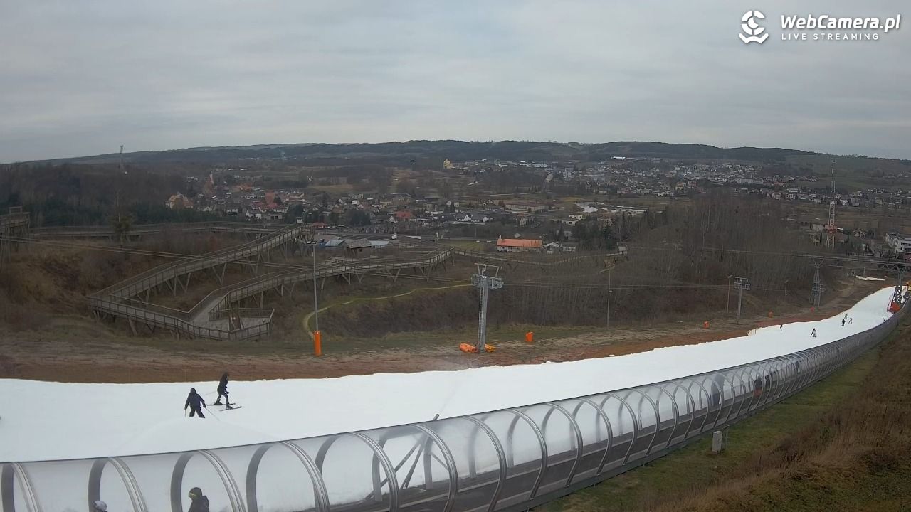 Kurza Góra - widok na stok - 21 grudzień 2025, 13:57