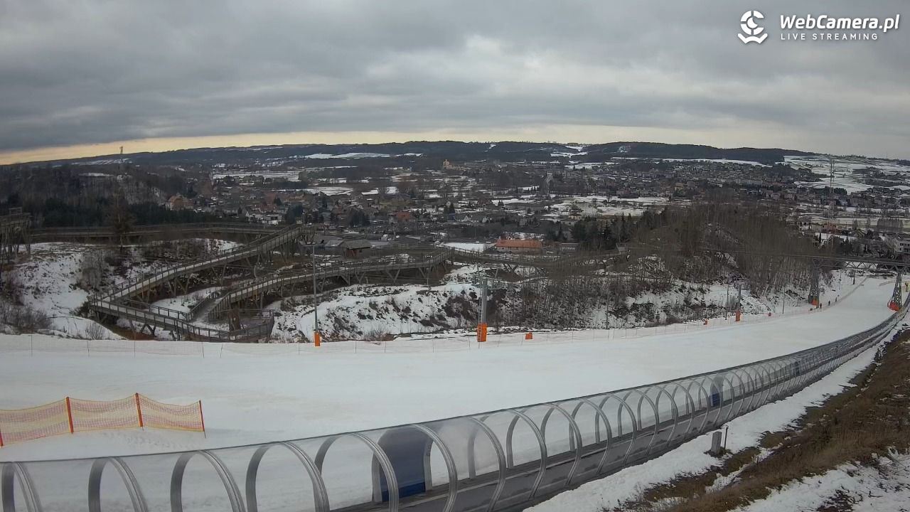 Kurza Góra - widok na stok - 24 luty 2026, 14:22