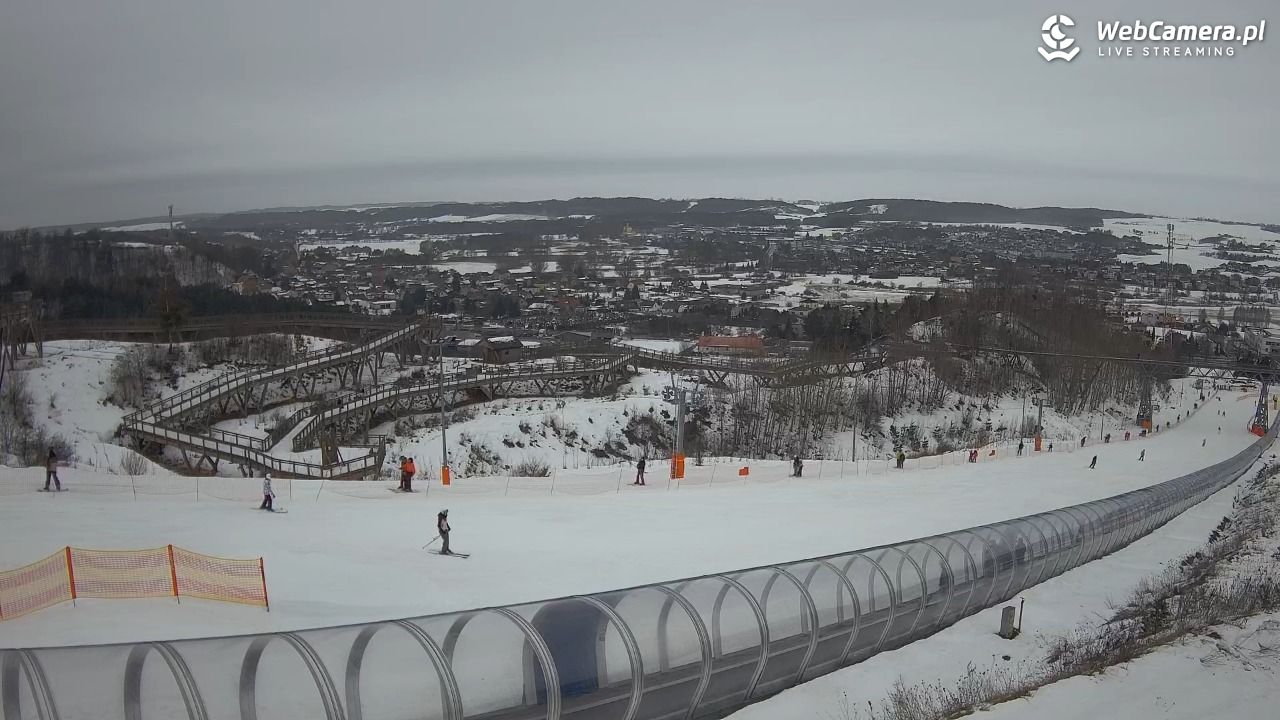 Kurza Góra - widok na stok - 22 luty 2026, 15:26