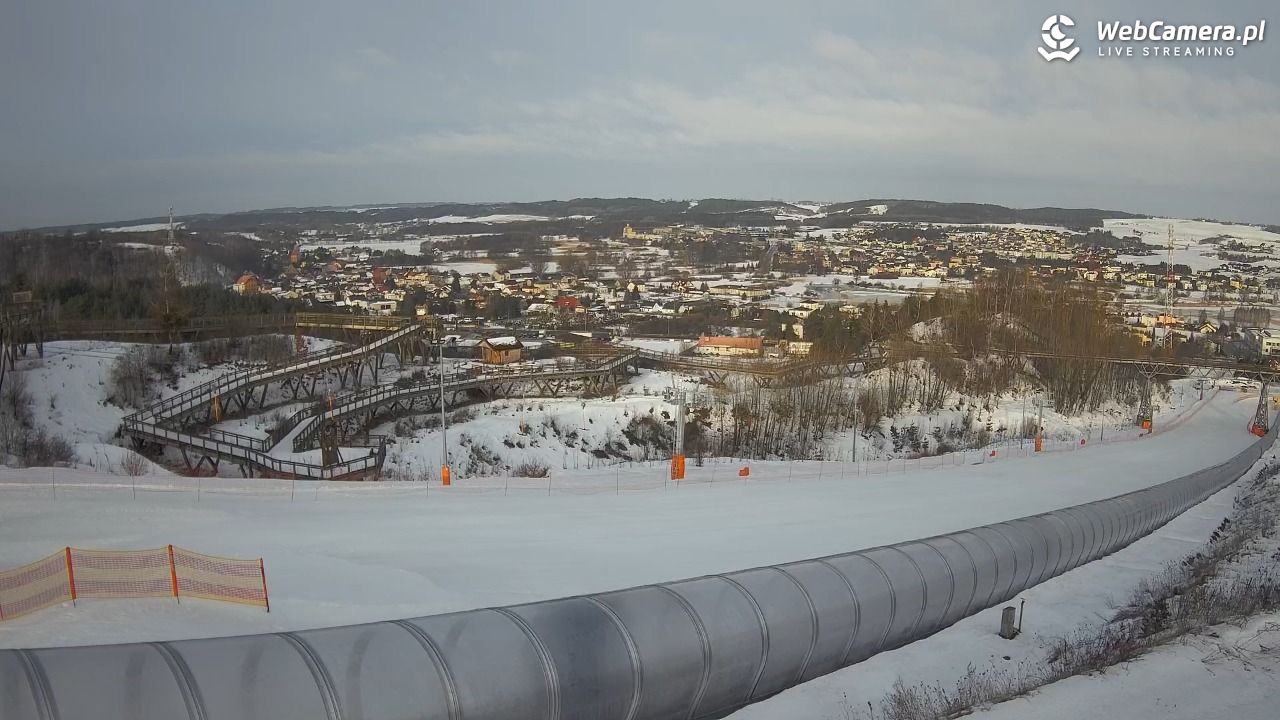 Kurza Góra - widok na stok - 22 luty 2026, 08:17