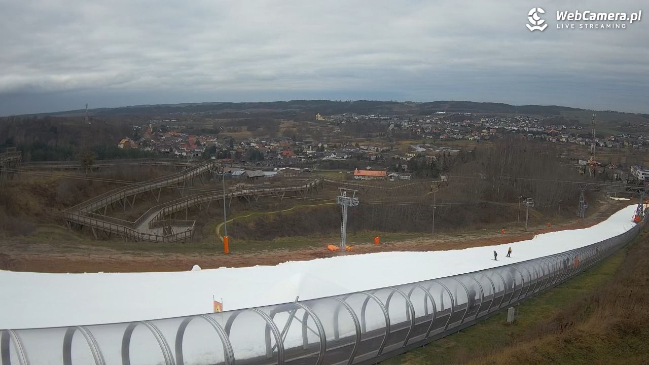 Kurza Góra - widok na stok - 22 grudzień 2025, 11:42