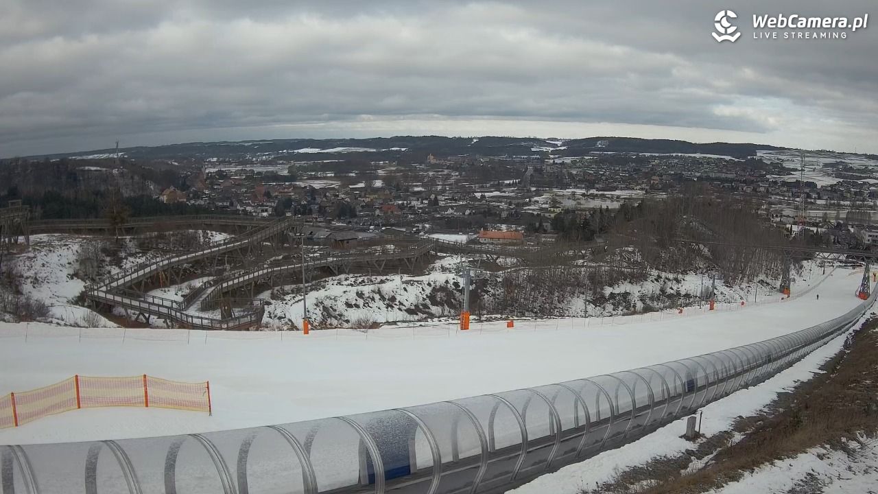 Kurza Góra - widok na stok - 25 luty 2026, 09:25