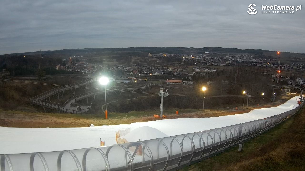 Kurza Góra - widok na stok - 22 grudzień 2025, 15:41