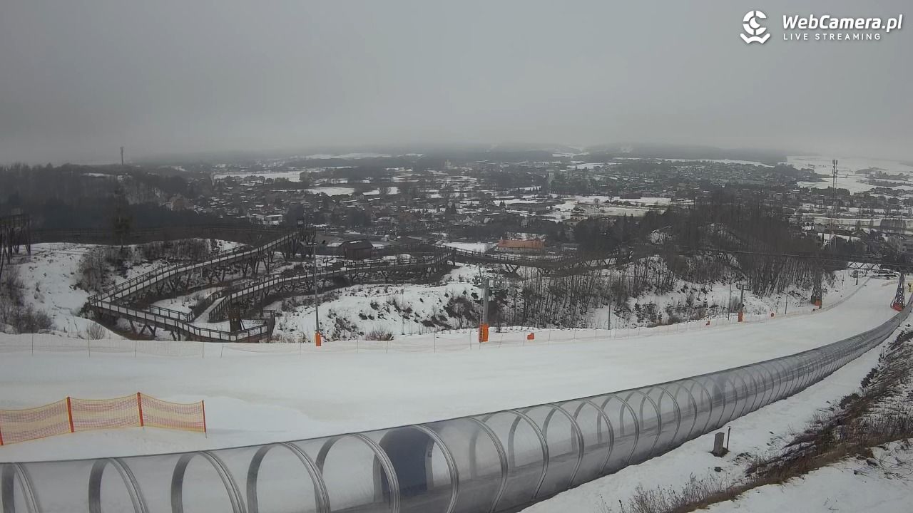 Kurza Góra - widok na stok - 23 luty 2026, 09:23