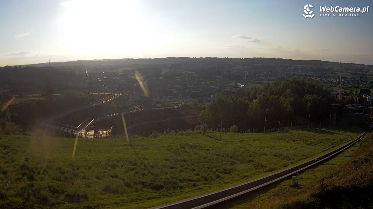 Kurza Góra - widok na stok - 01 wresień 2025, 18:19