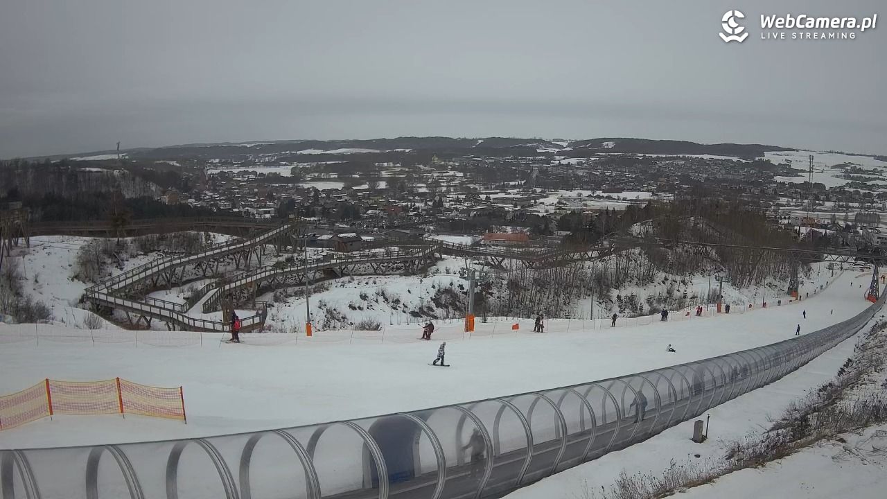 Kurza Góra - widok na stok - 22 luty 2026, 15:04