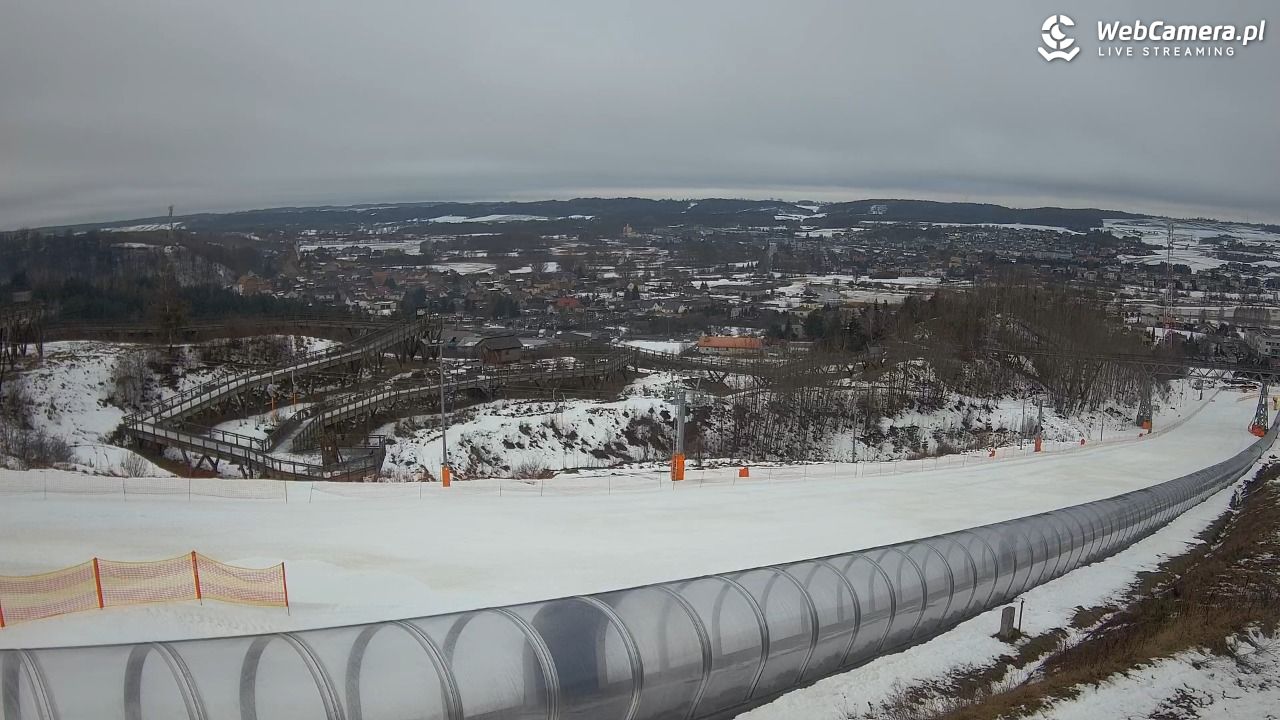 Kurza Góra - widok na stok - 24 luty 2026, 08:38