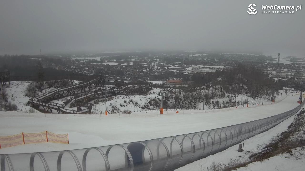 Kurza Góra - widok na stok - 23 luty 2026, 09:29