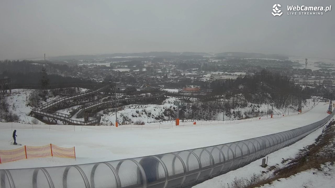 Kurza Góra - widok na stok - 23 luty 2026, 15:36