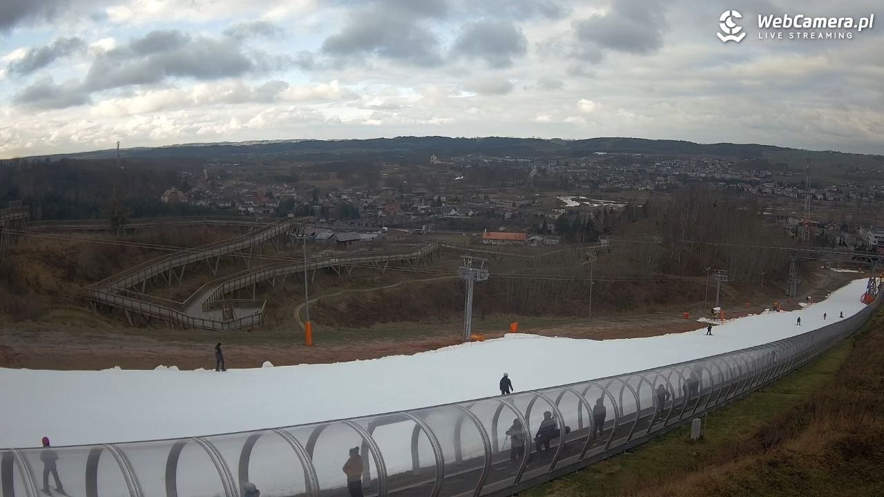 Kurza Góra - widok na stok - 23 grudzień 2025, 12:32