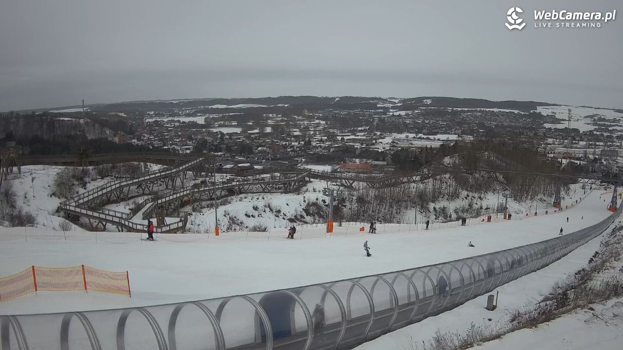 Kurza Góra - widok na stok - 22 luty 2026, 15:04