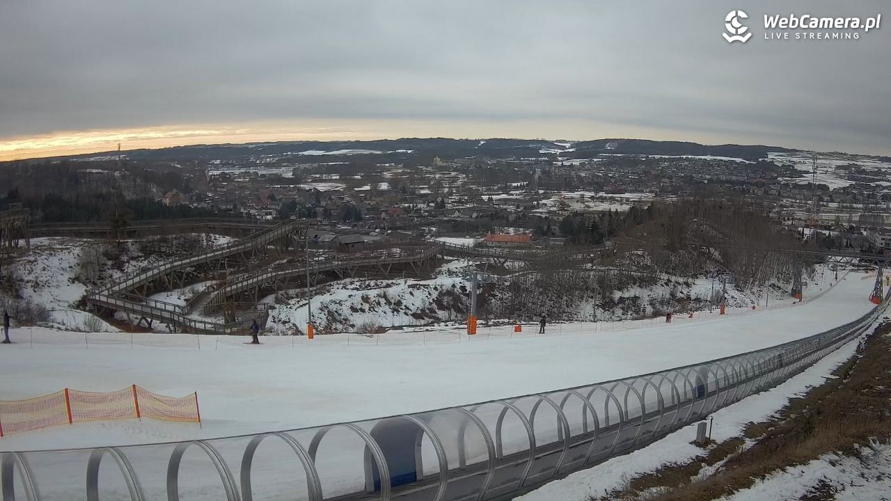 Kurza Góra - widok na stok - 24 luty 2026, 16:10