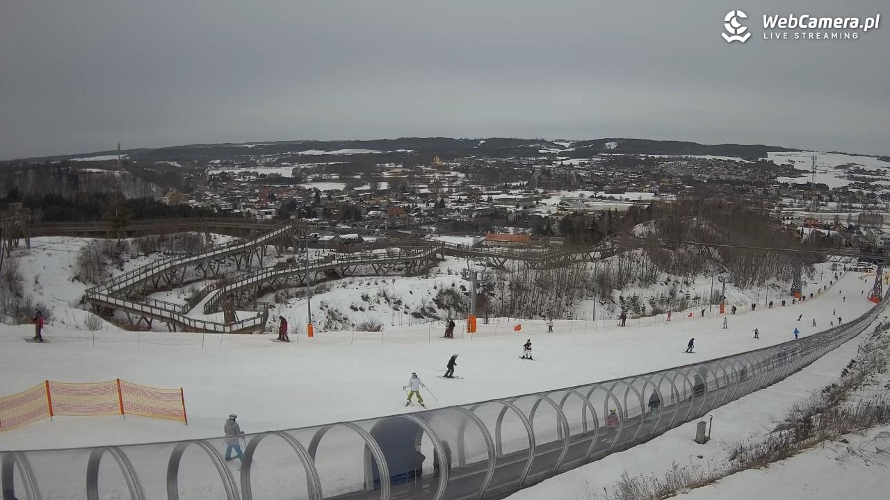Kurza Góra - widok na stok - 22 luty 2026, 11:46