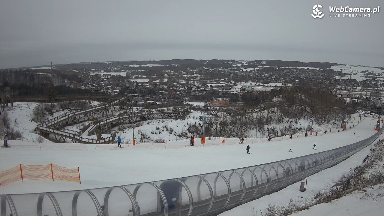 Kurza Góra - widok na stok - 22 luty 2026, 15:04