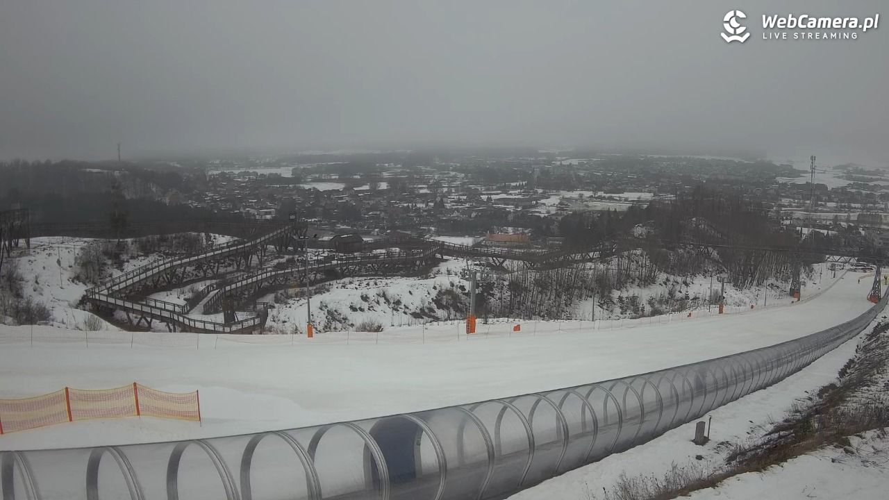 Kurza Góra - widok na stok - 23 luty 2026, 09:29