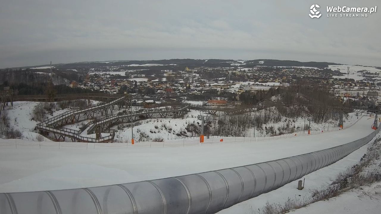 Kurza Góra - widok na stok - 22 luty 2026, 07:53