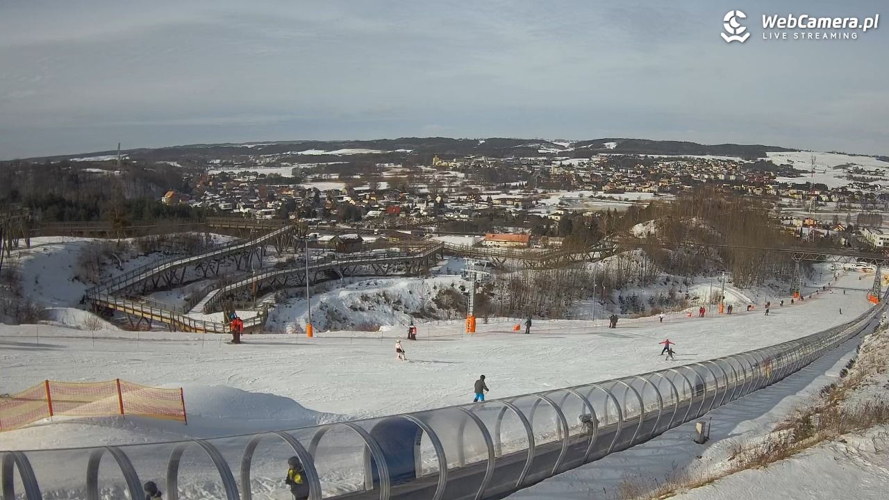 Kurza Góra - widok na stok - 22 luty 2026, 11:08